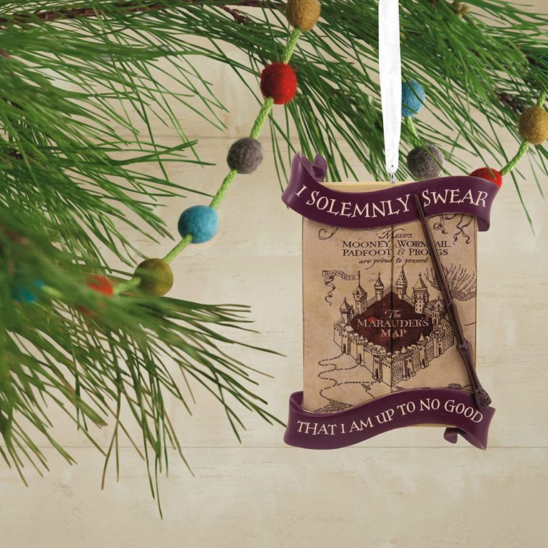 Hallmark Harry Potter Marauder's Map Christmas Ornament
