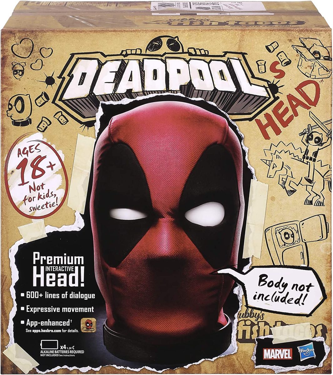 Deadpool Interactive Head