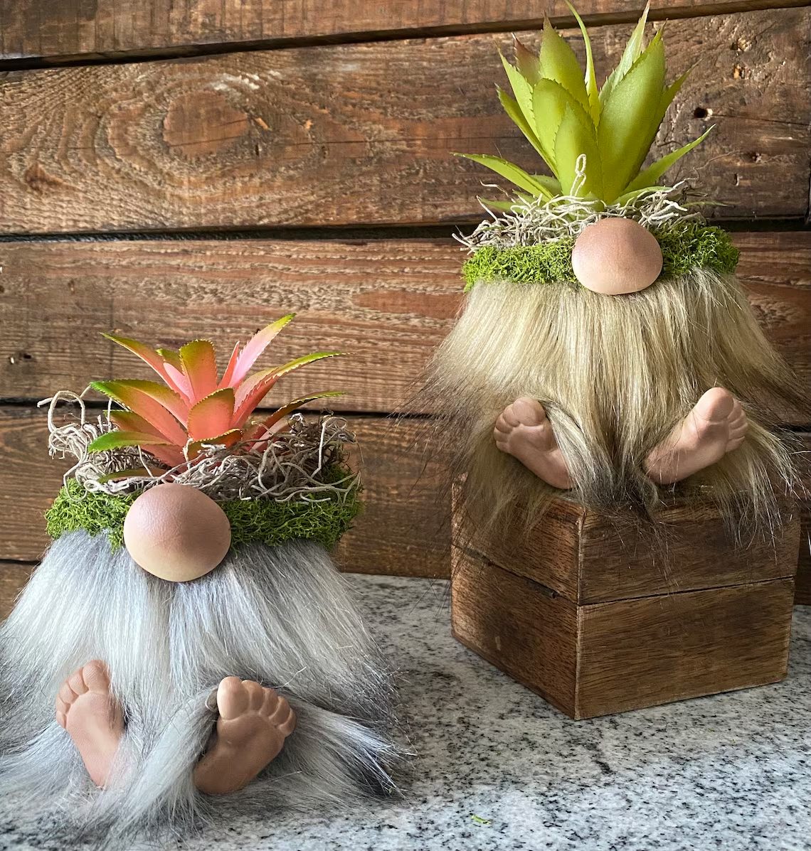 Fuzzy Gnome Planters