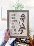 Dobby Home Decor Sign