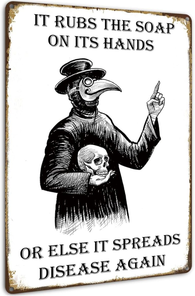 Plague Doctor Wall Sign