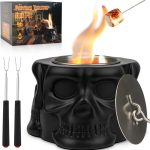 Skull Tabletop Fire Pit