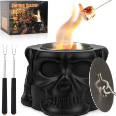 Skull Tabletop Fire Pit