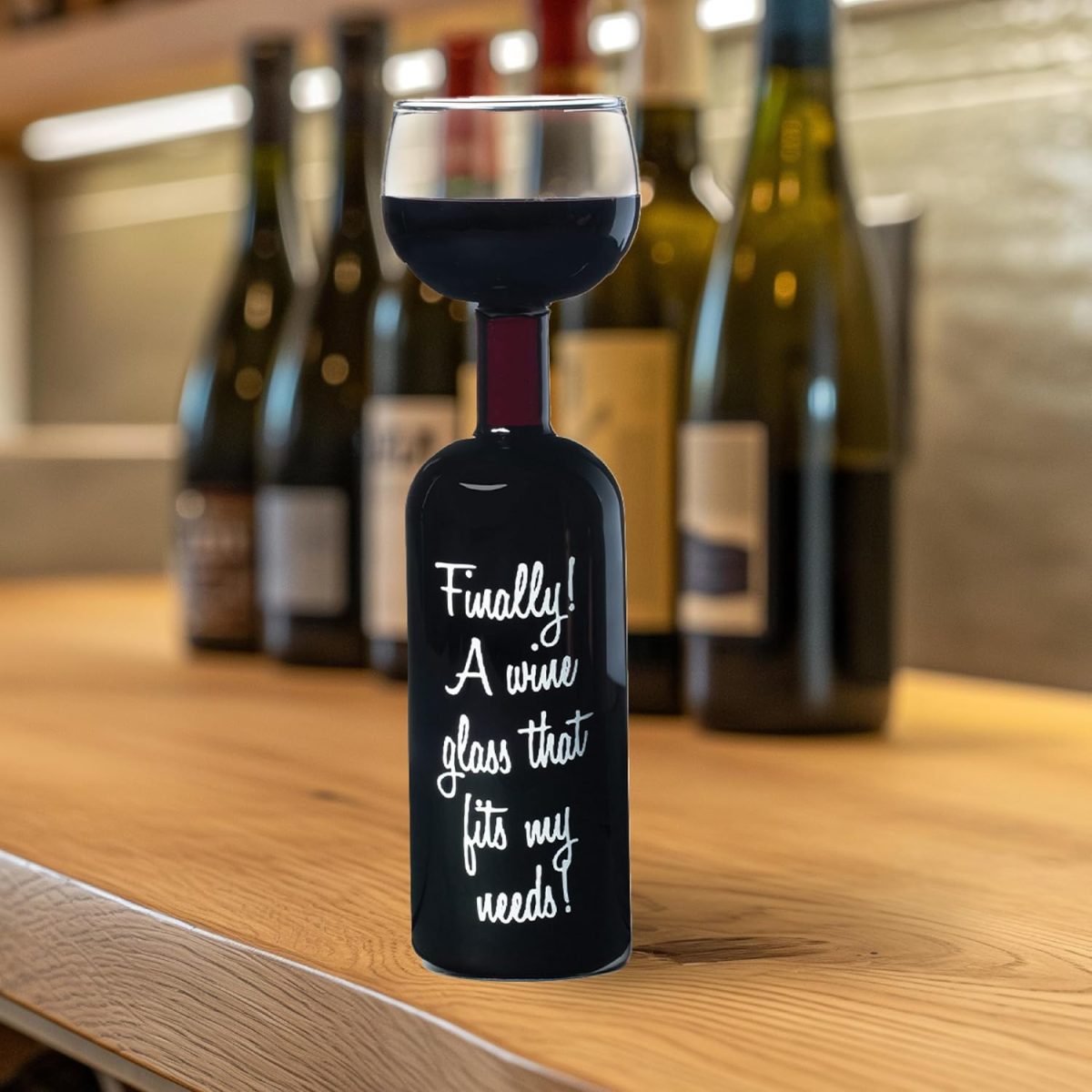 Ultimate Wine Bottle Glass
