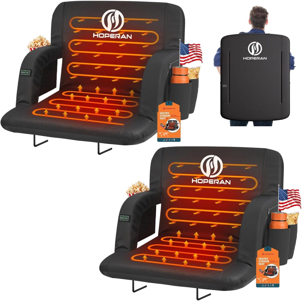 Heated Bleacher Seats
